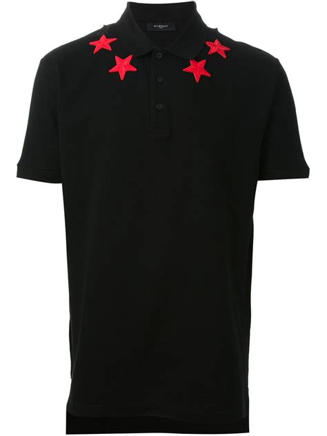 givenchy star polo replica|givenchy polo shirts for men.